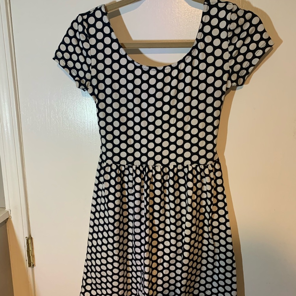 Polka Dot print mini dress Sm